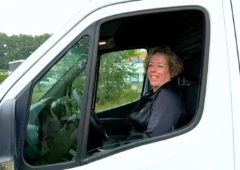 Yvette was chauffeur voor één dag